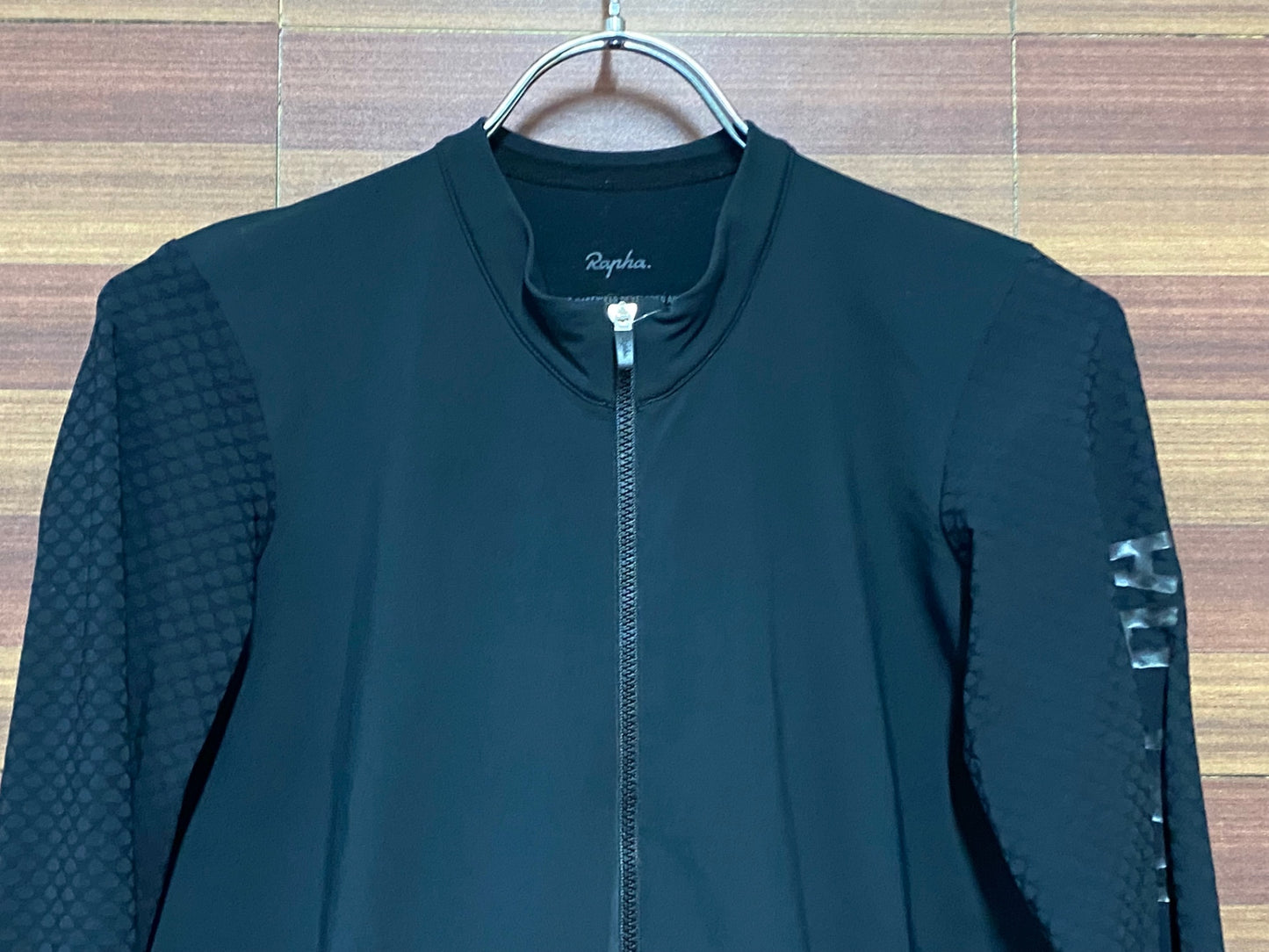 II625 ラファ Rapha PRO TEAM LS AERO JERSEY 長袖 サイクルジャージ 黒 M 裏起毛