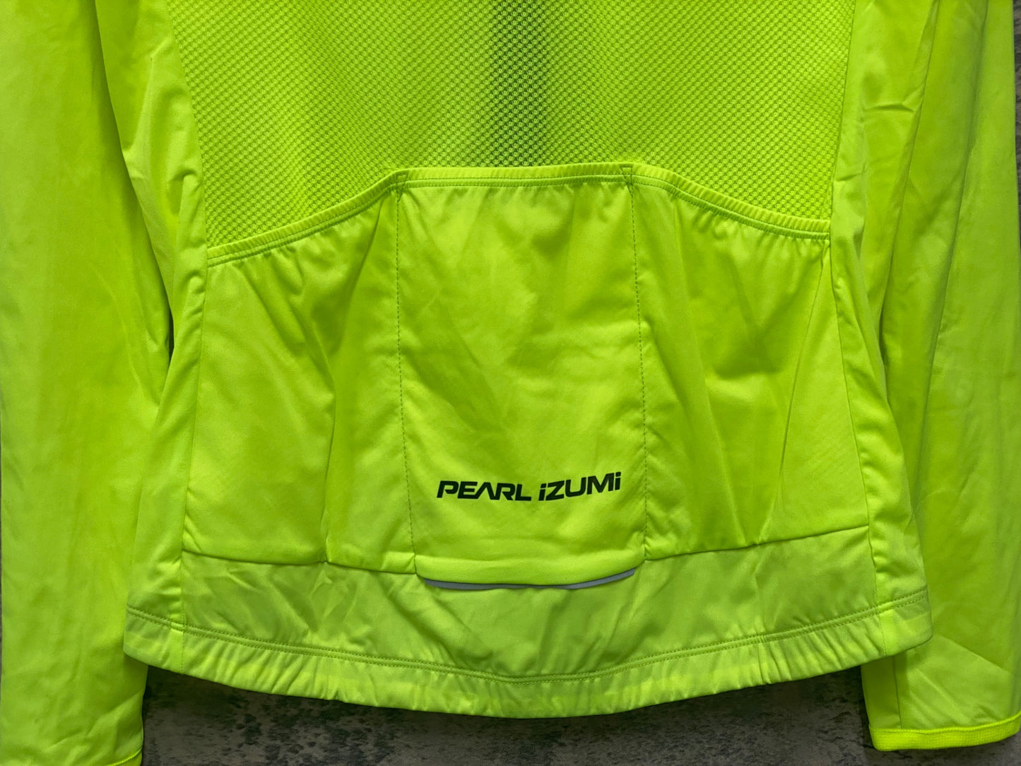 IZ209 パールイズミ PEARL iZUMi 長袖 サイクルジャケット 黄 M