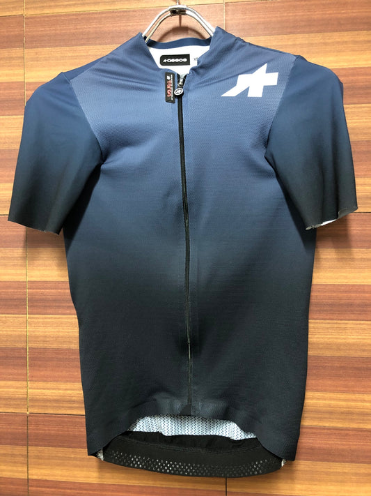 IA153 アソス assos エキップ EQUIPE RS TARGA 半袖 サイクルジャージ 青 黒 XS