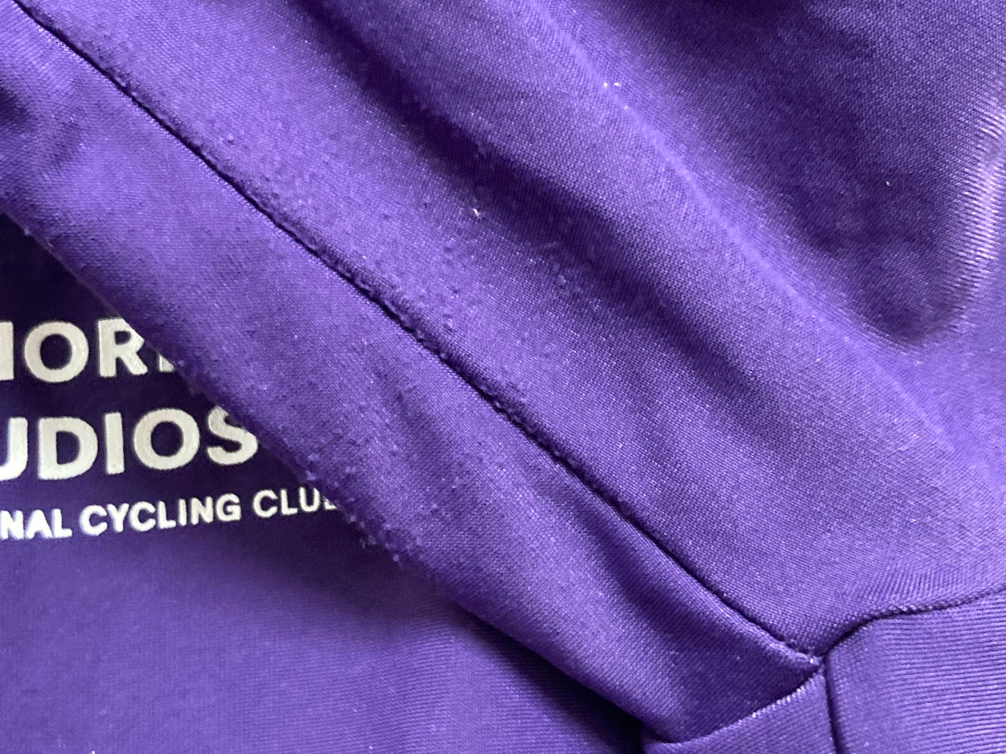 IY161 パスノーマルスタジオ PAS NORMAL STUDIOS 長袖 サイクルジャージ S パープル