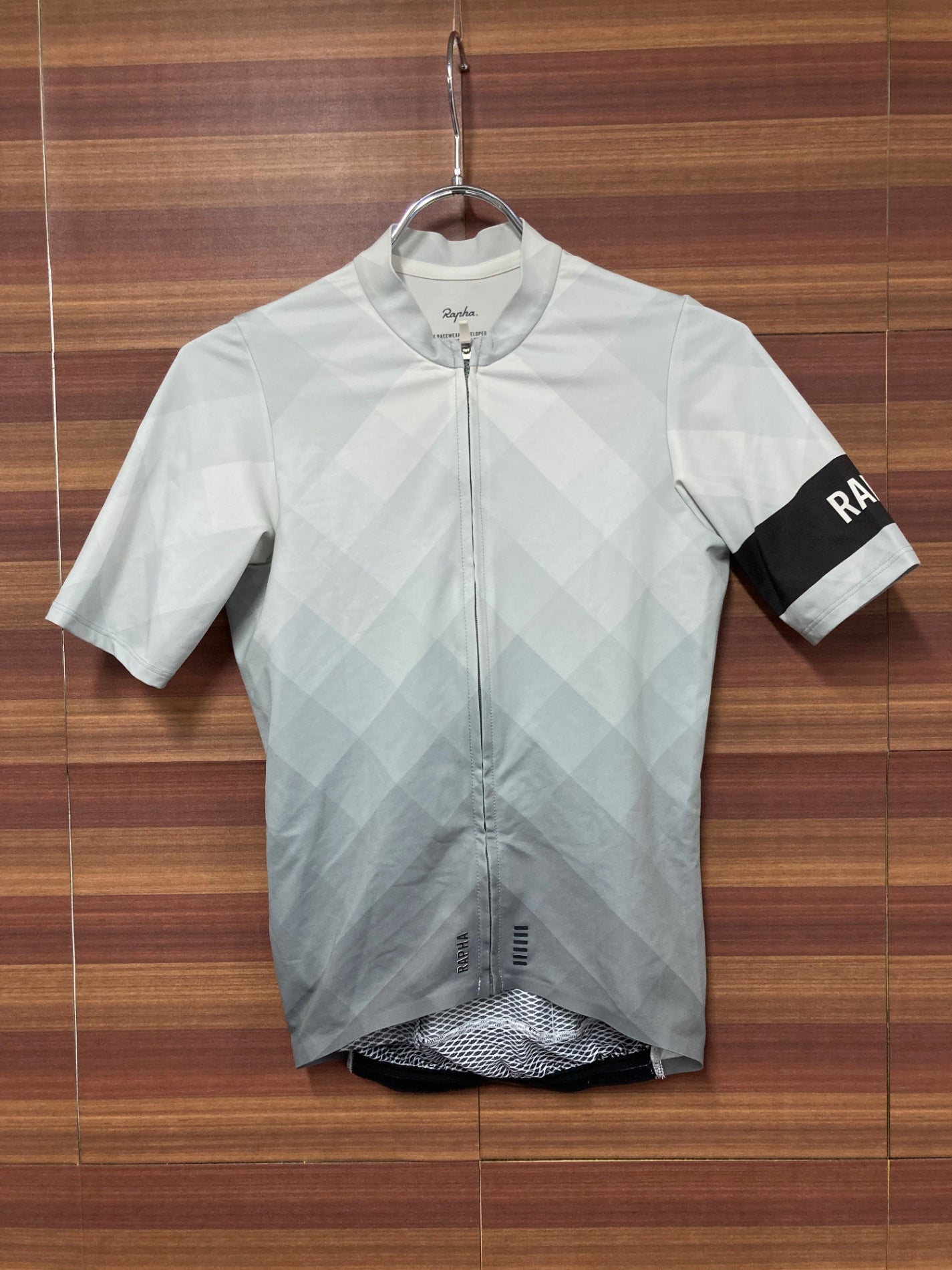 IK305 ラファ RAPHA PRO TEAM MID WEIGHT JERSEY サイクルジャージ 半袖 XS グレー