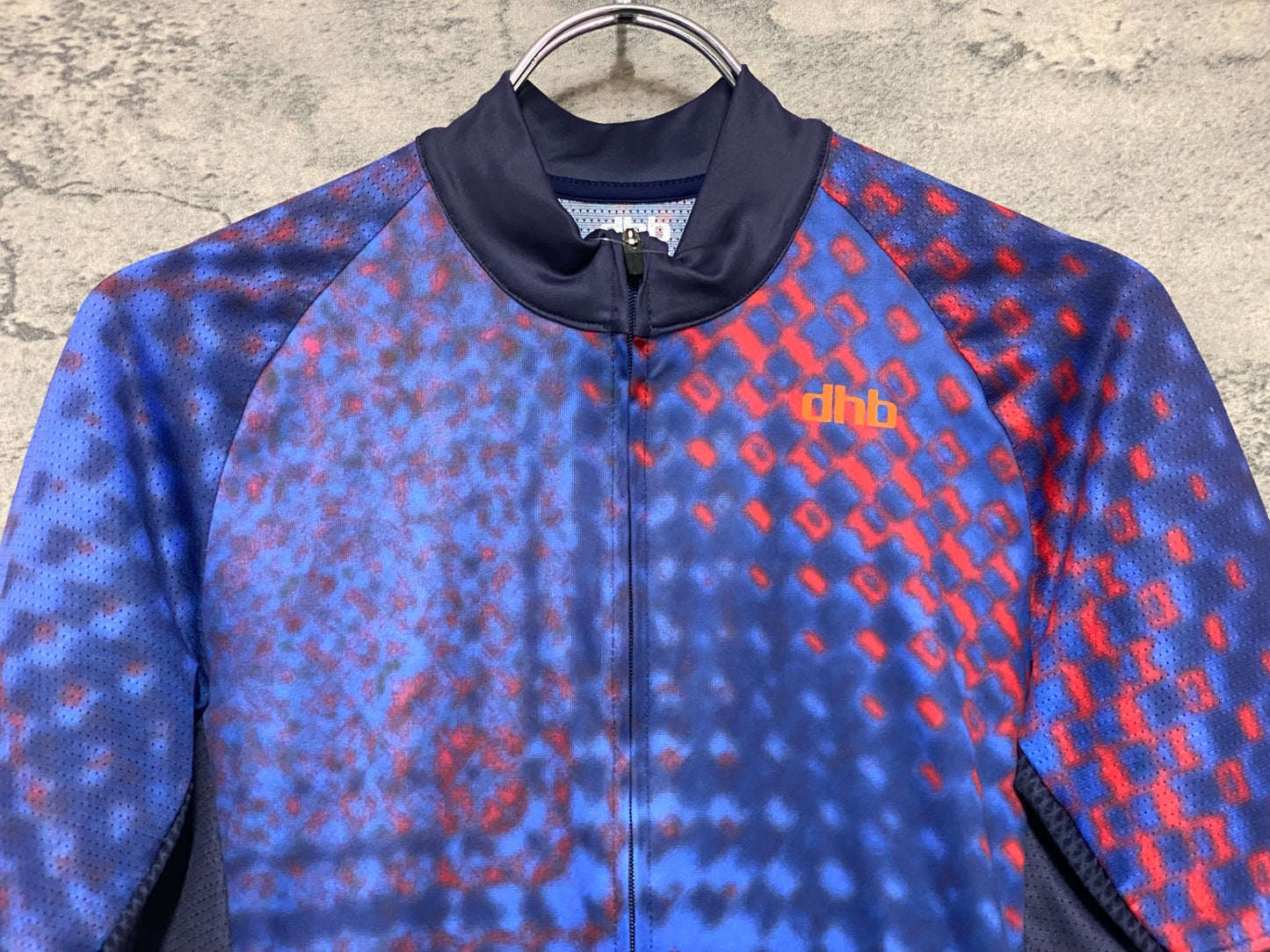 JB367 dhb 半袖 サイクルジャージ 紺 S