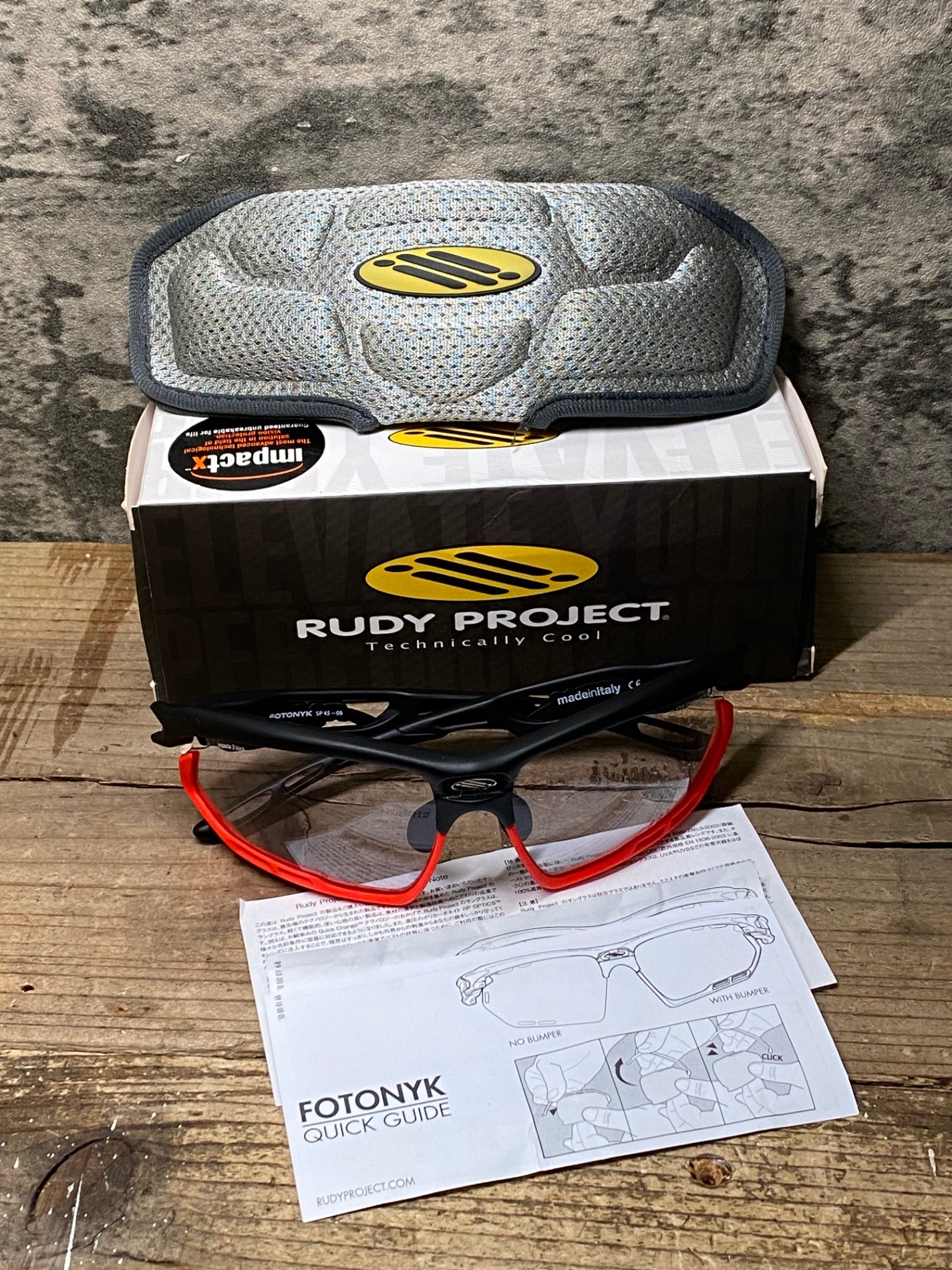 IZ570 ルディプロジェクト RUDY PROJECT FOTONYK アイウェア サングラス 赤