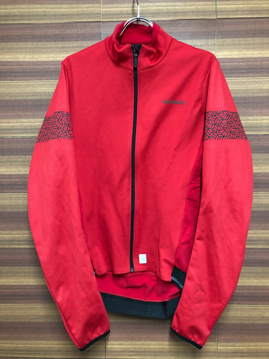 IP106 シマノ SHIMANO 長袖 サイクルジャージ 赤 L 裏起毛