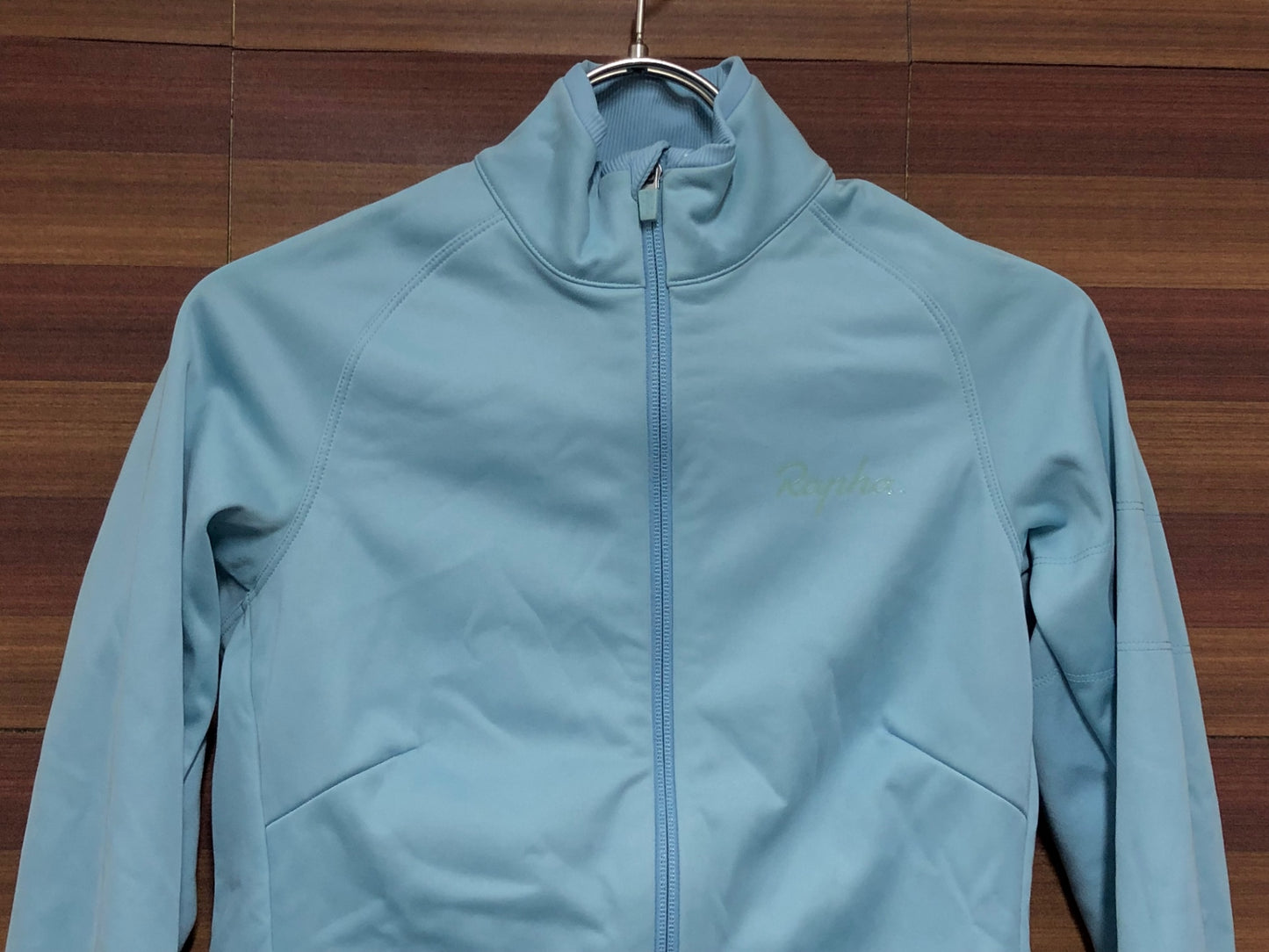 IO911 ラファ Rapha WOMEN'S CORE WINTER JACKET 長袖 サイクルジャケット 水色 XS 裏起毛 レディース