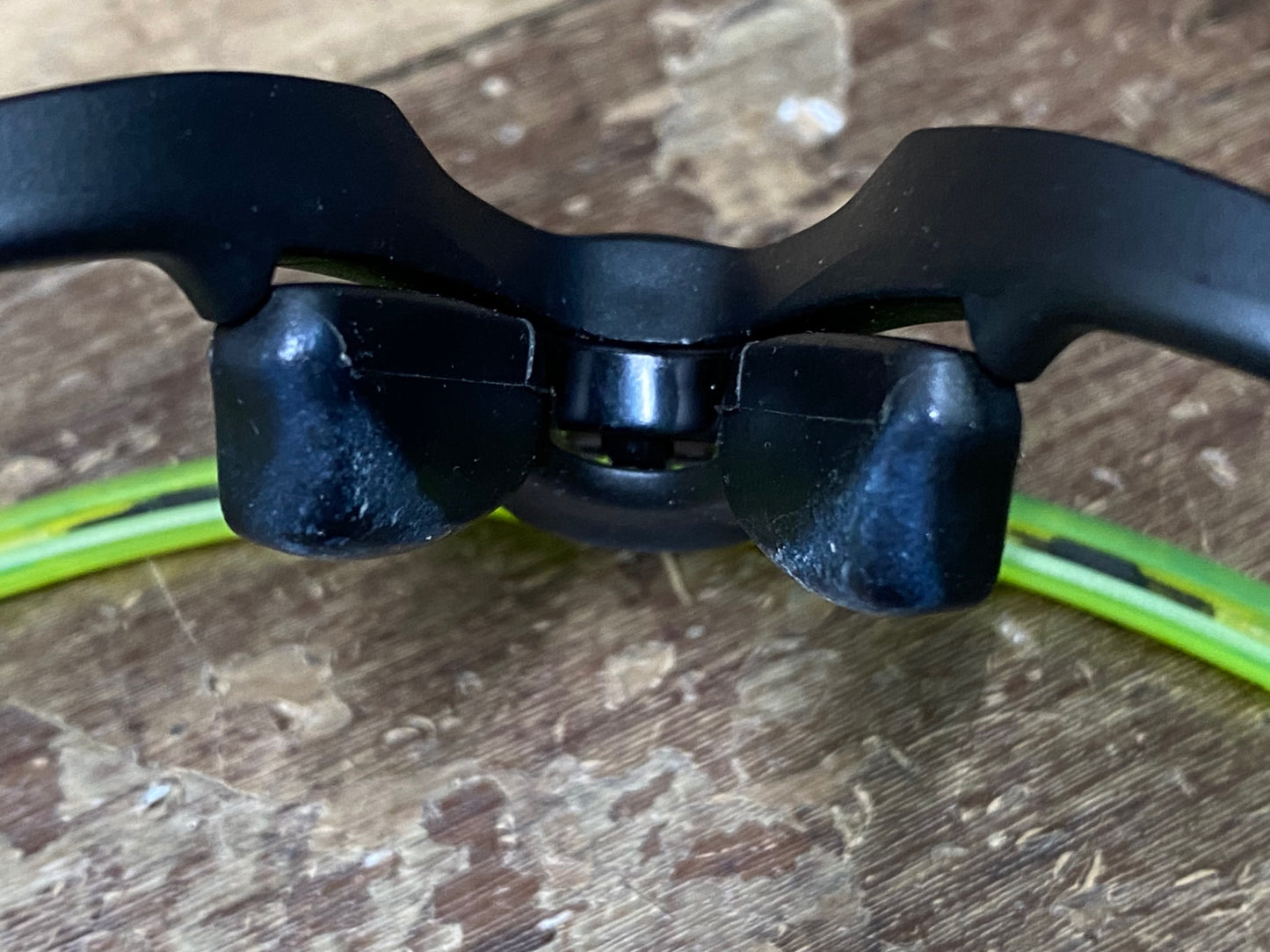 IL670 オークリー OAKLEY ジョウブレイカー JAW BREAKER サングラス アイウェア 黒 黄 レンズ無し フレームのみ