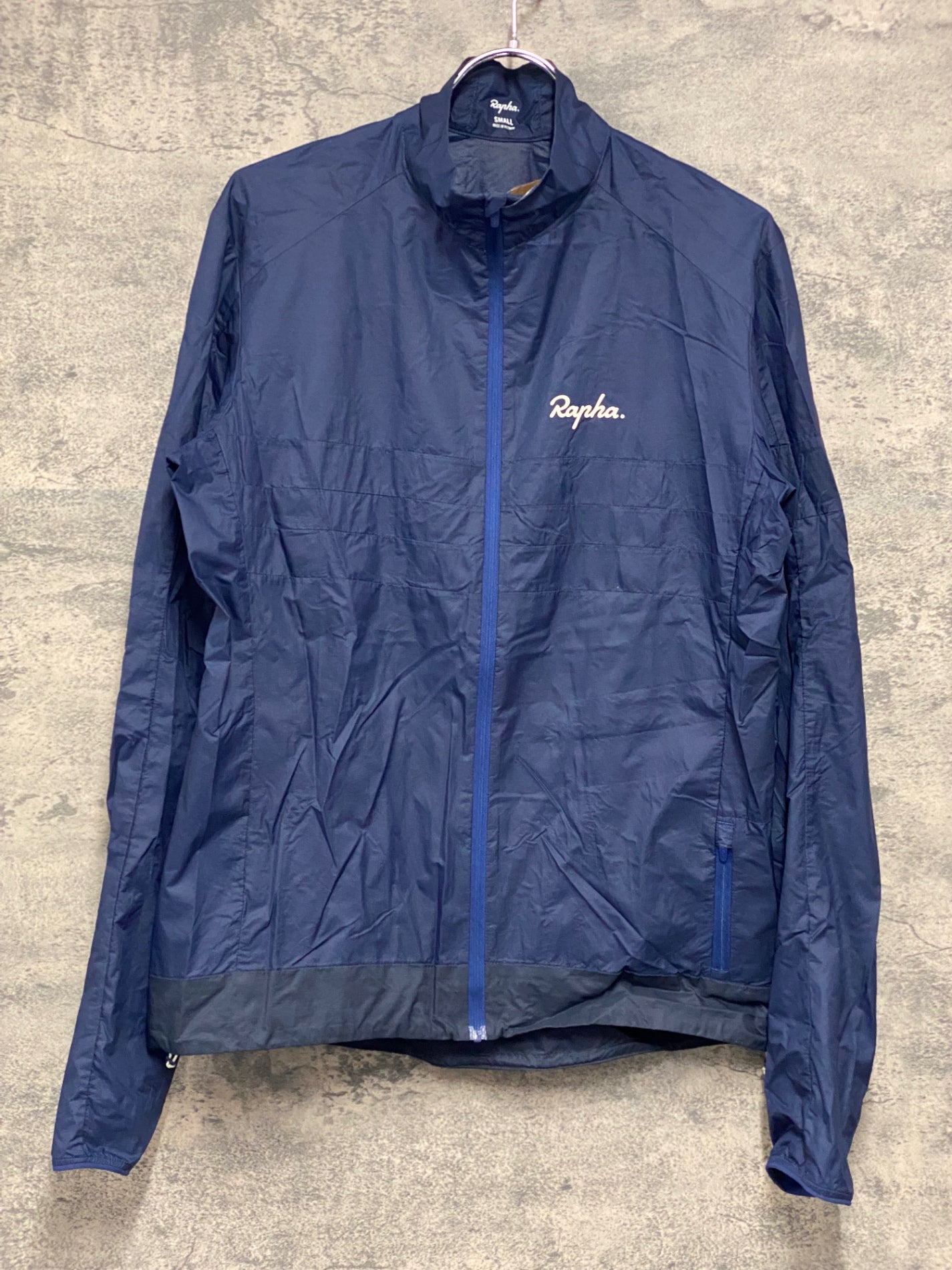 IV522 ラファ Rapha EXPLORE LIGHTWEIGHT JACKET 長袖 ウインドジャケット 濃紺 黒 S