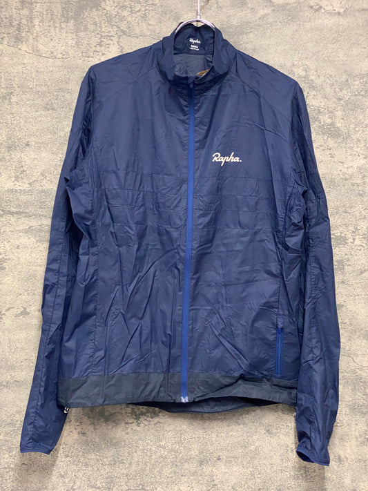 IV522 ラファ Rapha EXPLORE LIGHTWEIGHT JACKET 長袖 ウインドジャケット 濃紺 黒 S