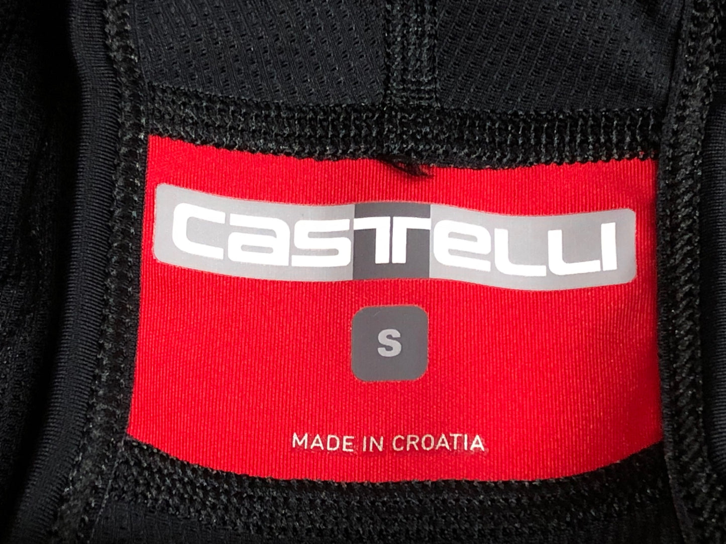 IH964 カステリ CASTELLI ビブショーツ 黒 S