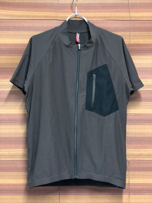 IN299 レリック RERIC 半袖 サイクルジャージ 黒 L