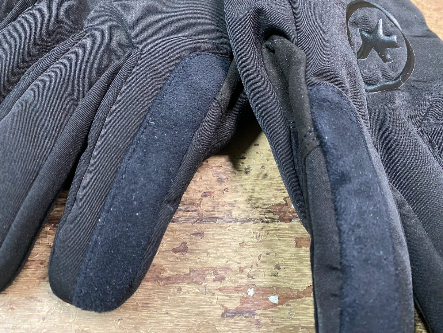 IH176 アソス assos bonka Glove EVO7 長指 グローブ 黒 M 裏起毛