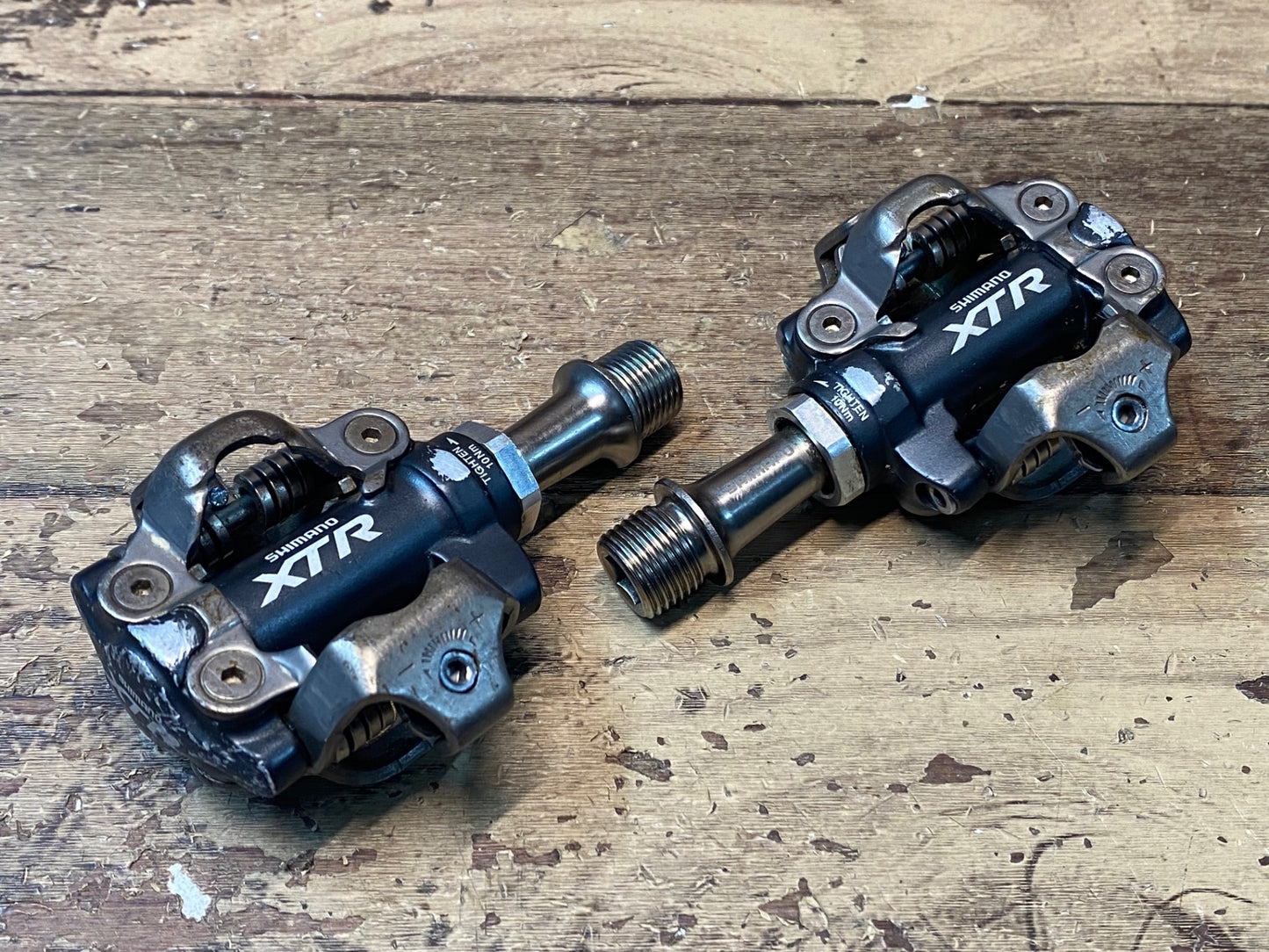 IJ928 シマノ SHIMANO XTR PD-M970 ビンディングペダル SPD