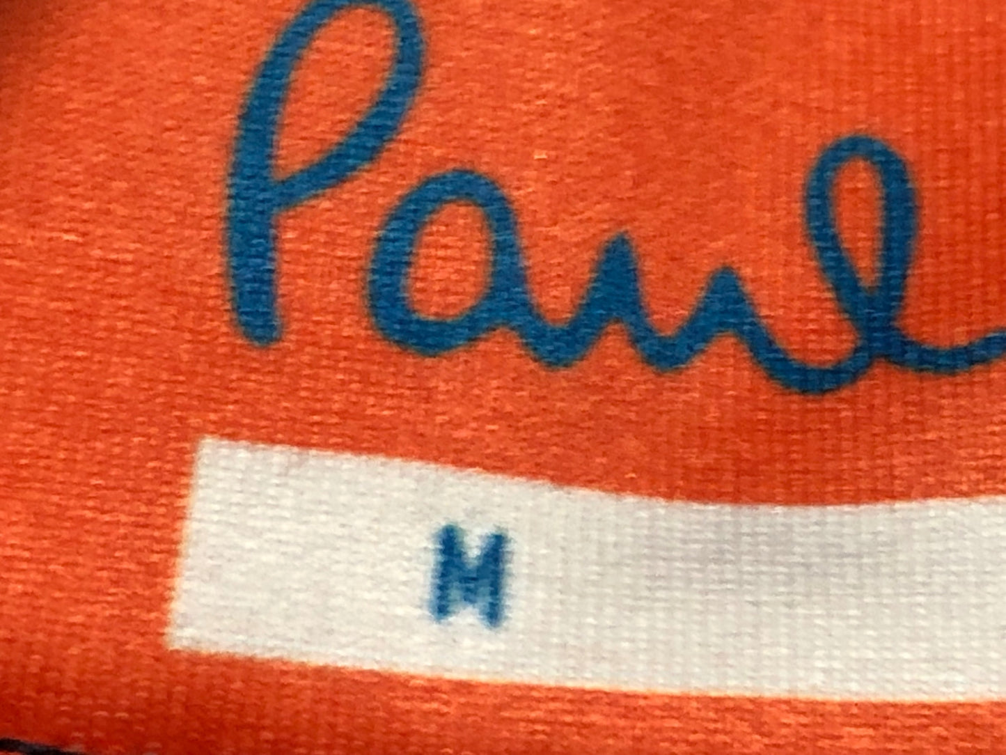 IF852 ポールスミス Paul smith 長袖サイクルジャージ 紺 M 裏起毛