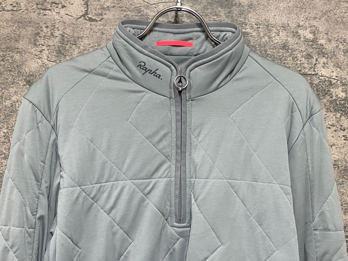 IW772 ラファ Rapha INSULATED SWEATSHIRT 長袖 サイクルウェア グレー M ハーフジップ