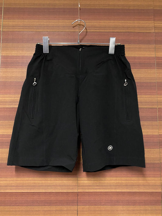 IN936 アソス assos TrackShorts Signature Man Zwart サイクルパンツ 黒 S