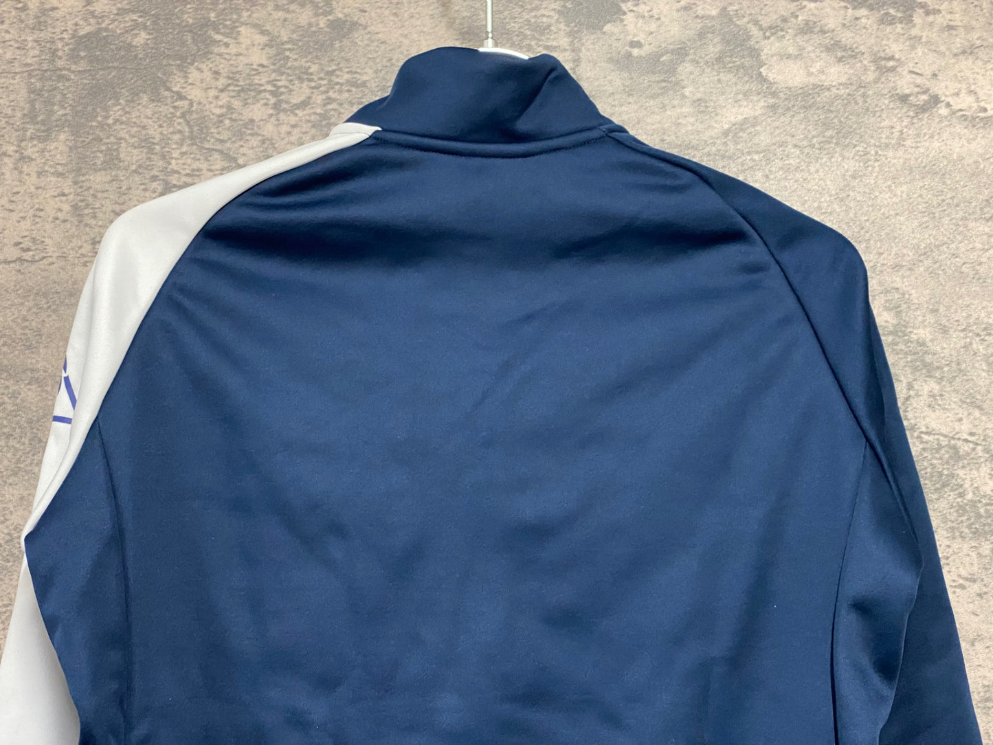 IZ168 ルコックスポルティフ le coq sportif 長袖 サイクルジャケット 紺 M 裏起毛