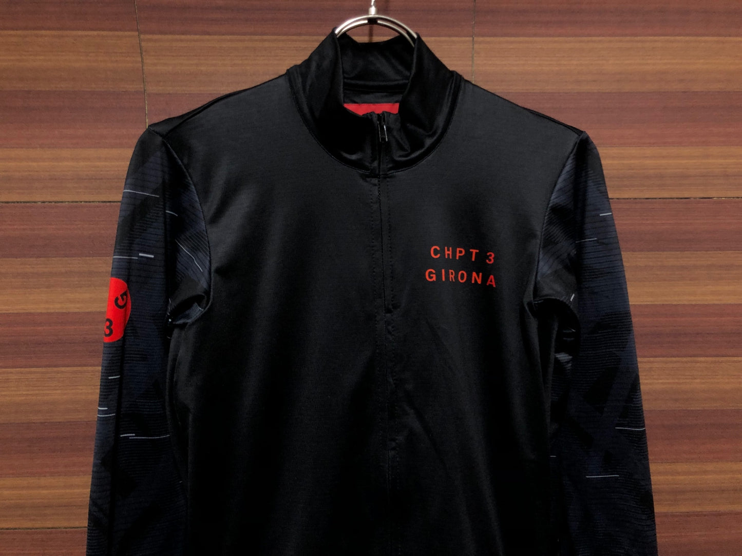 IL119 カステリ Castelli チャプター3 CHPT3 GIRONA 長袖 サイクルジャージ 黒 S