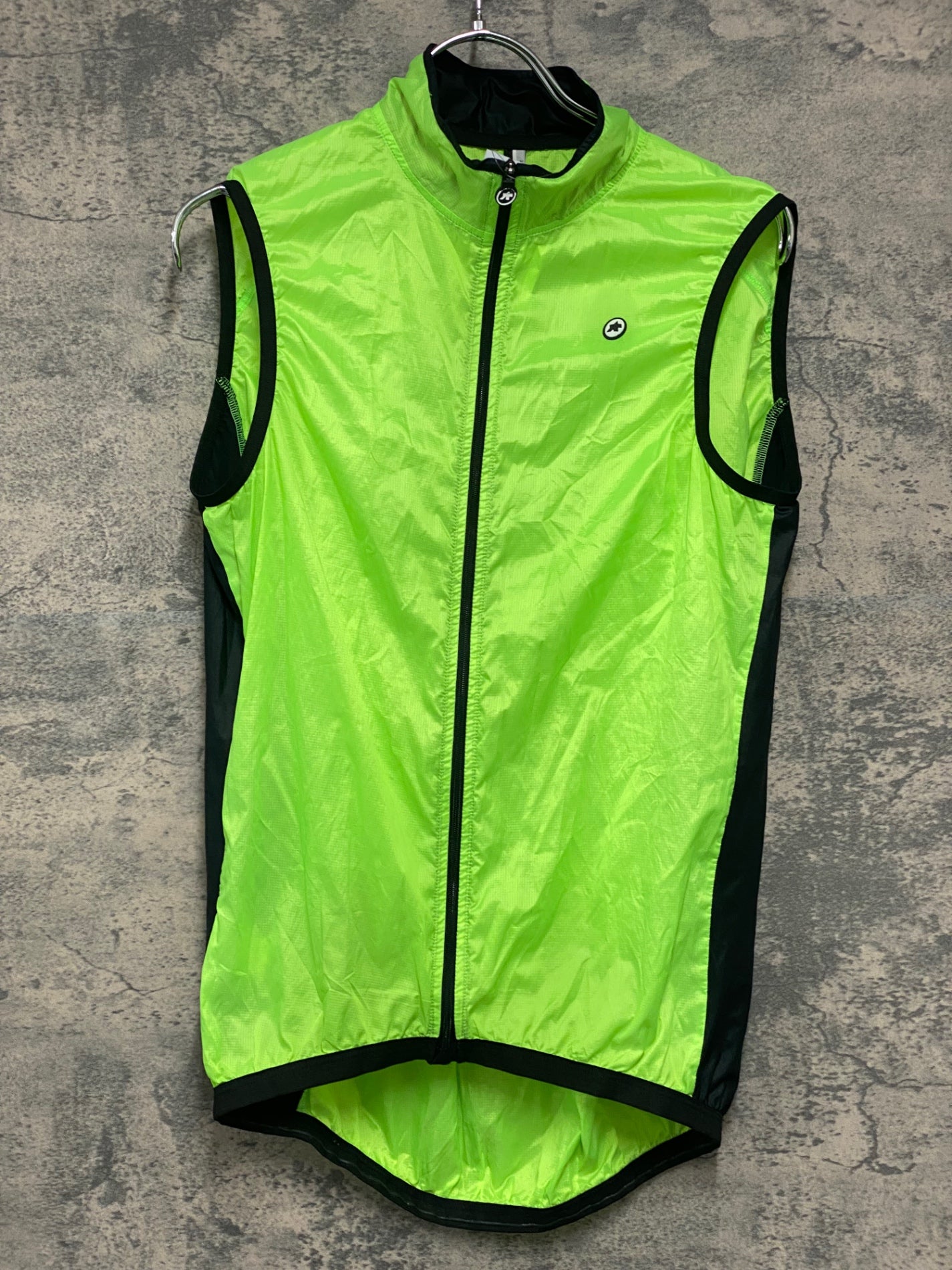 JA397 アソス assos MILLE GT Wind Vest サイクルベスト ジレ 黄 M