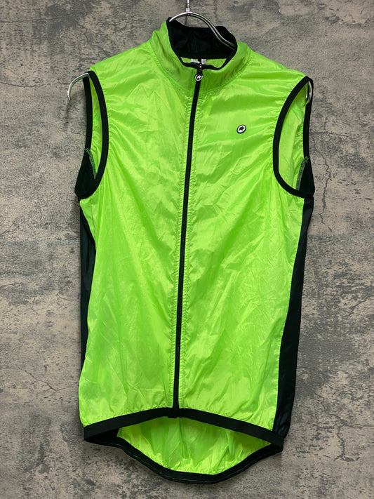 JA397 アソス assos MILLE GT Wind Vest サイクルベスト ジレ 黄 M
