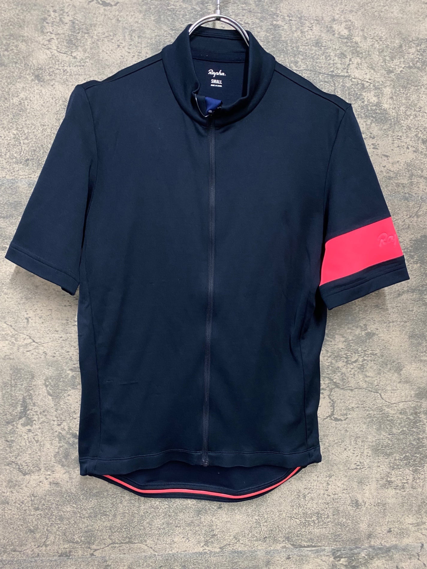 JB280 ラファ Rapha CLASSIC JERSEY 半袖 サイクルジャージ 紺 S