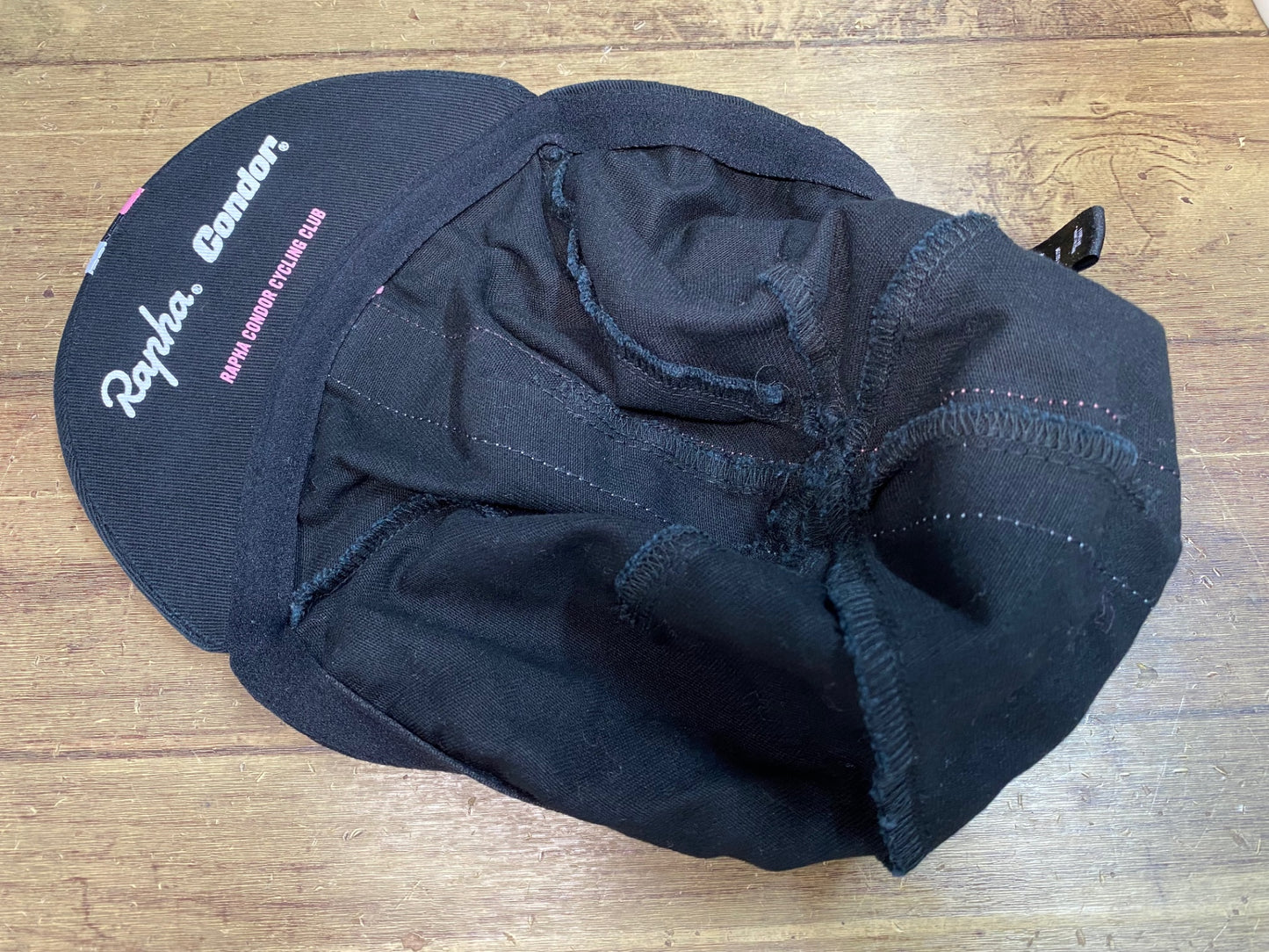 JB146 ラファ Rapha CONDOR CYCLING CAP サイクルキャップ 黒 フリーサイズ
