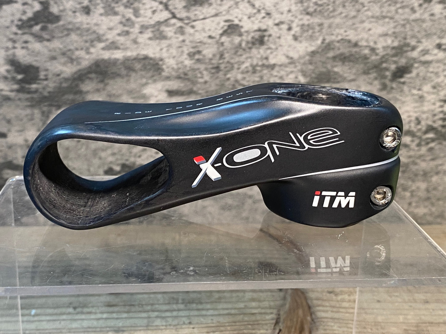 IY303 ITM X-ONE ステム カーボン 90mm Φ31.8 1-1/4 ※コラム側内ガリ傷