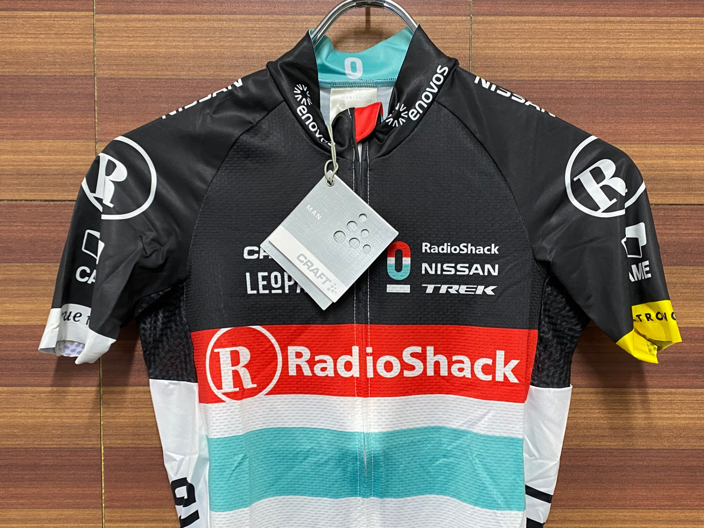 IT225 クラフト CRAFT 半袖 サイクルジャージ 黒 白 S 未使用品 ※保管に伴う染みあり