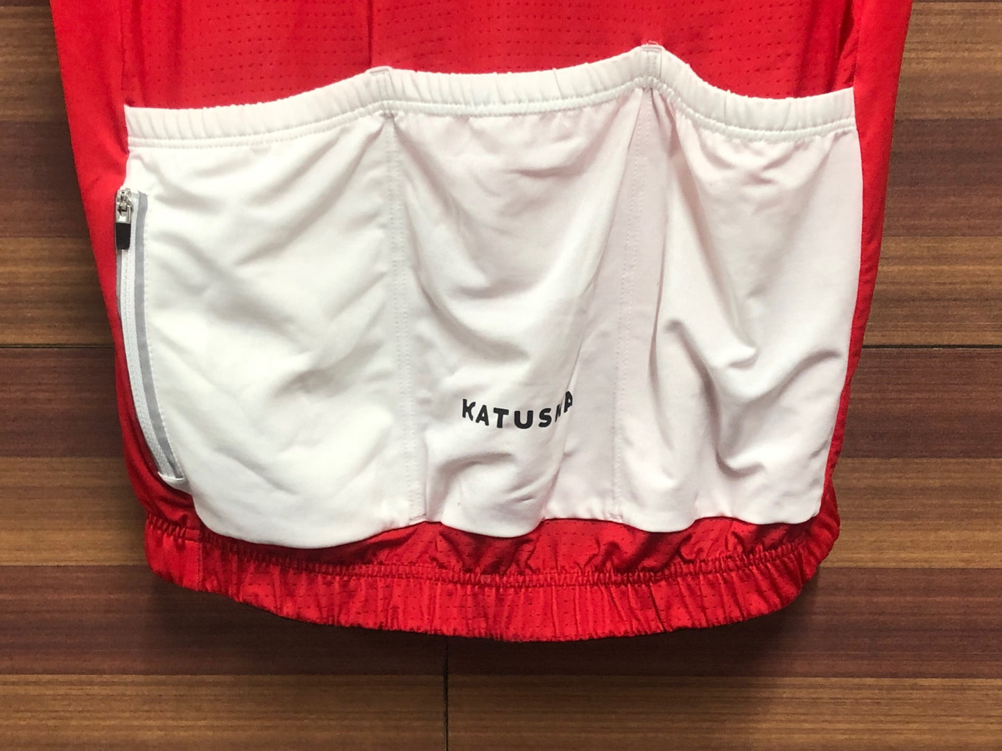 IN882 カチューシャ KATUSHA 半袖 サイクルジャージ 赤 M