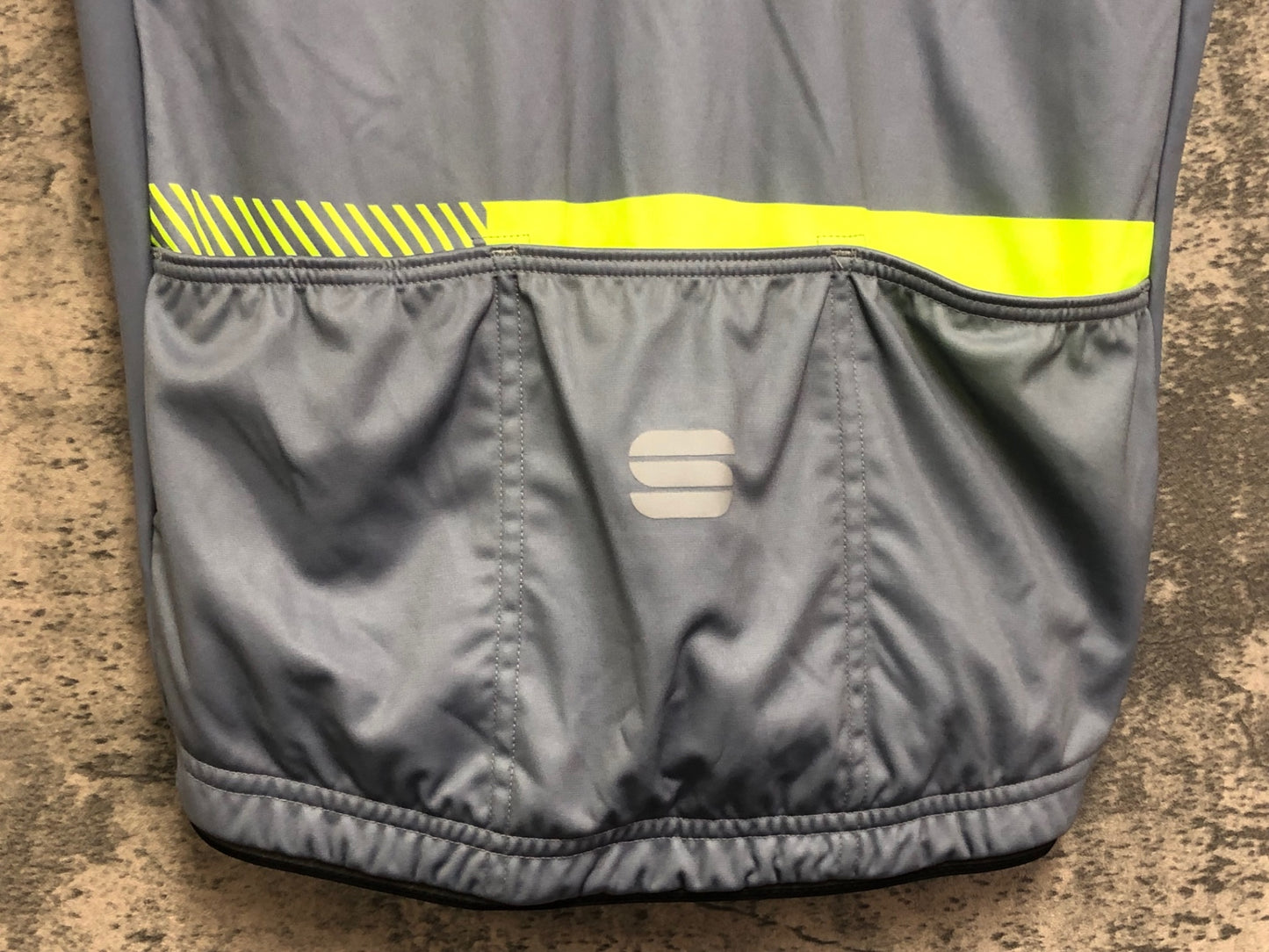 IW164 スポーツフル sportful 半袖 サイクルジャージ グレー M