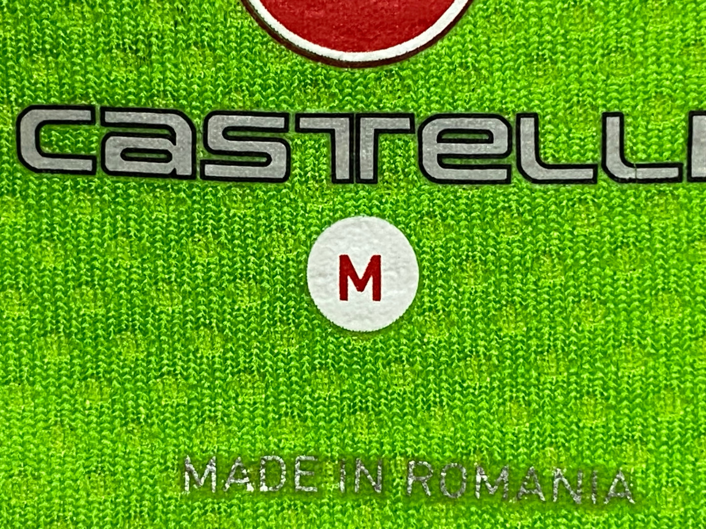 IY206 カステリ CASTELLI 半袖 サイクルジャージ 緑 M