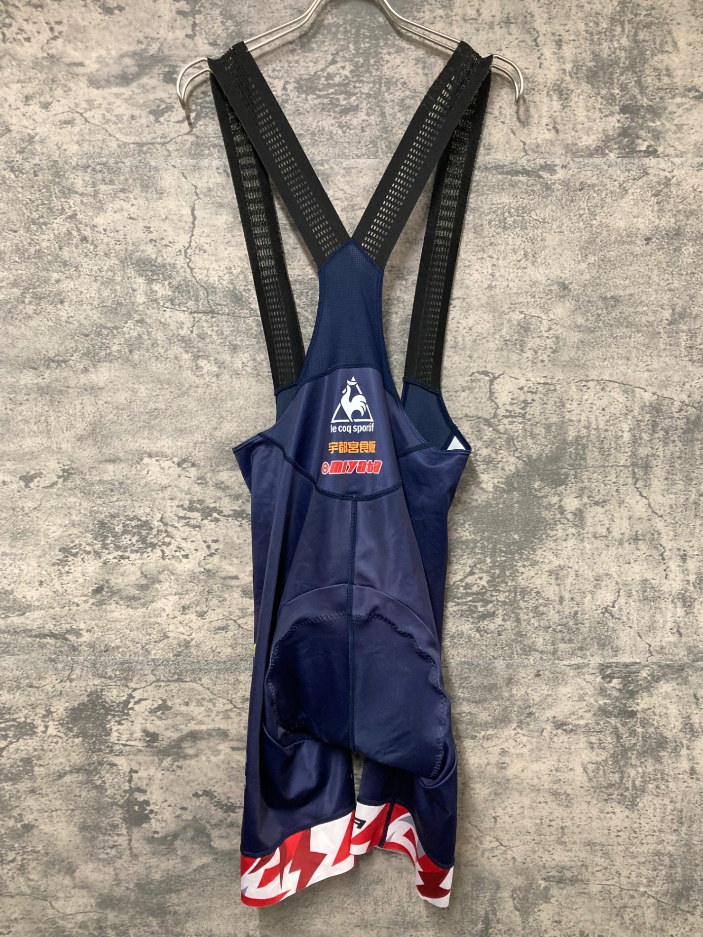 IX155 ルコックスポルティフ le coq sportif ビブショーツ 紺 L MERIDA 弱虫ペダル