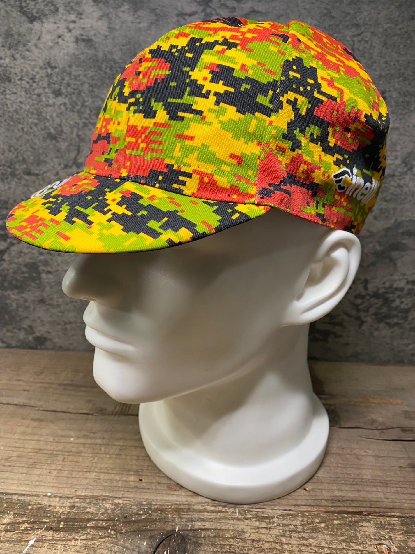 IW367 チネリ CINELLI サイクルキャップ カモフラ ワンサイズ