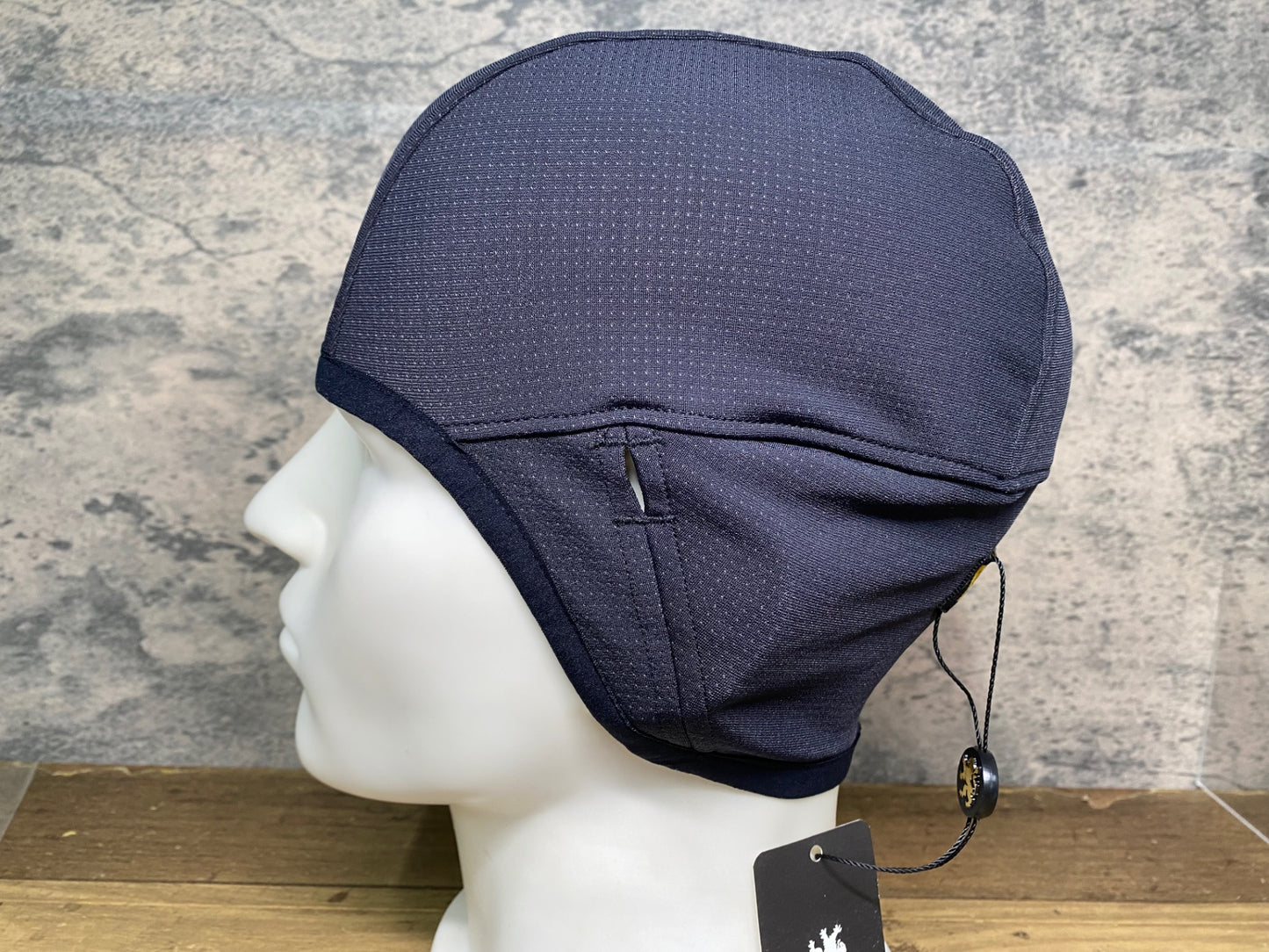 JA935 リオンドカペルミュール Lion de KAPELMUUR スカルキャップ 黒 ONE SIZE 裏起毛