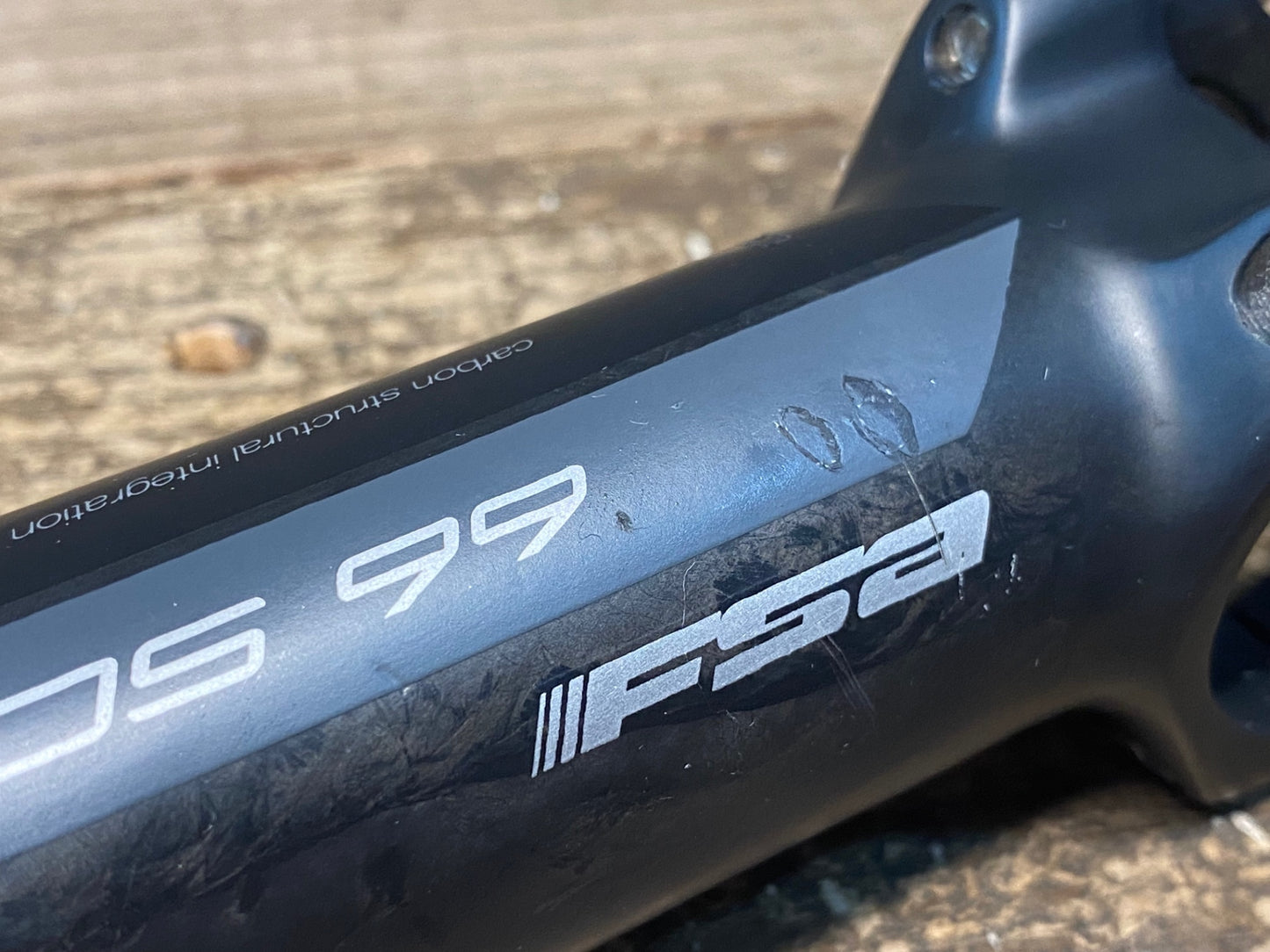 IY244 FSA OS99 アルミ ステム 黒 130mm Φ31.8 OS