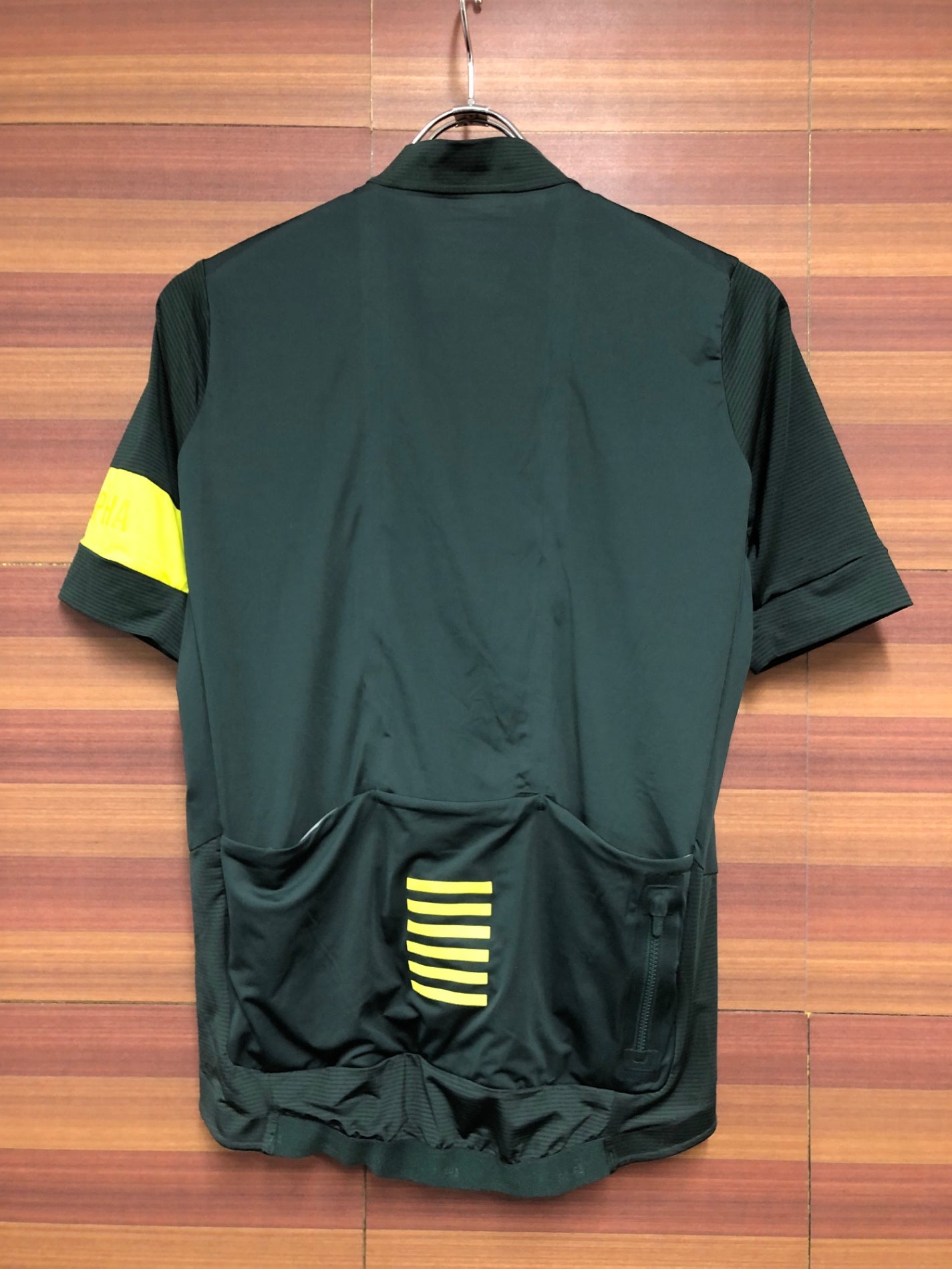 IL420 ラファ Rapha PRO TEAM JERSEY 半袖サイクルジャージ 緑 M