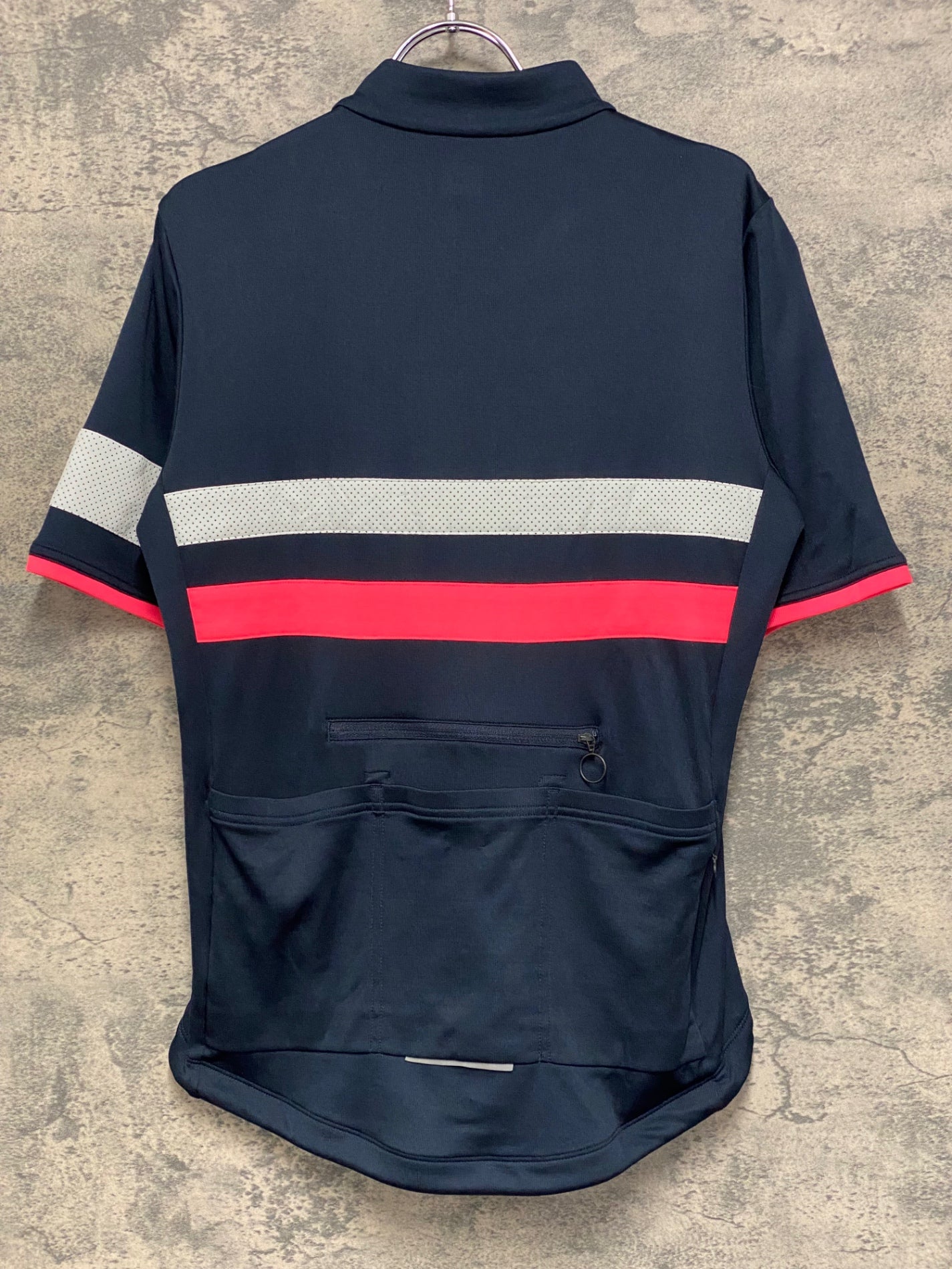 JB472 ラファ Rapha BREVET JERSEY Ⅱ 半袖 サイクルジャージ ネイビー M