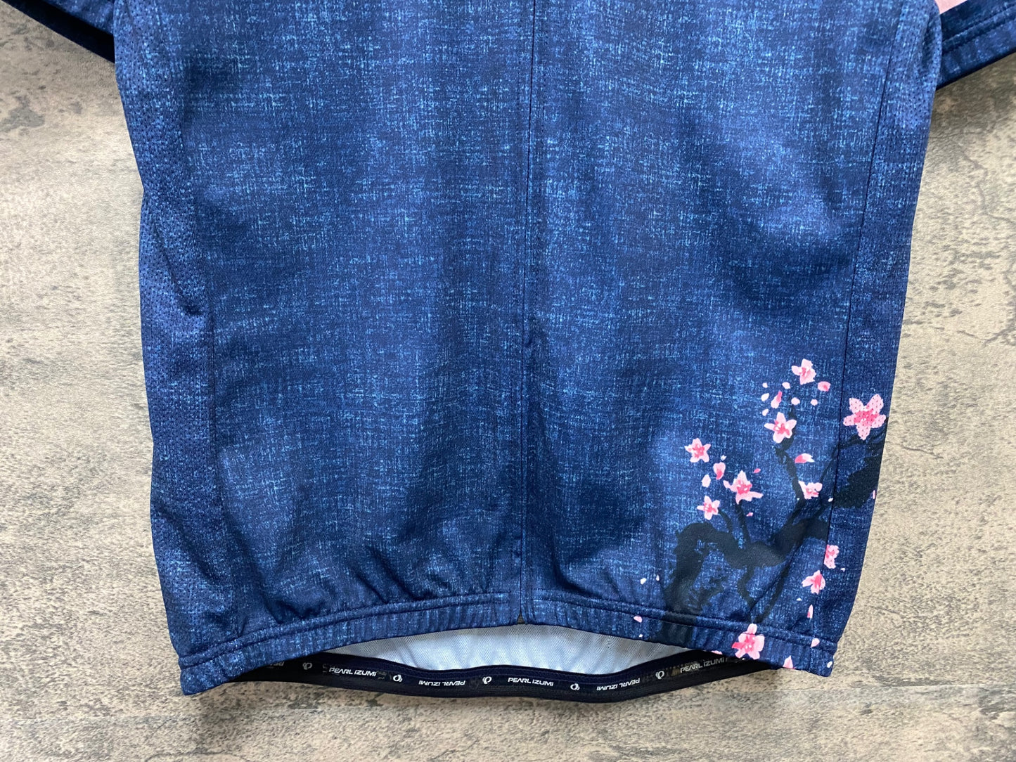 JB661 パールイズミ PEARL iZUMi 半袖 サイクルジャージ 紺 桜 XL
