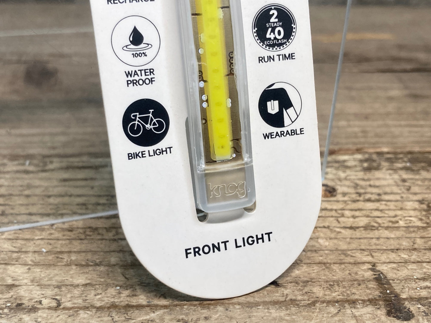 IR287 ノグ knog PLUS FRONT フロントライト 白