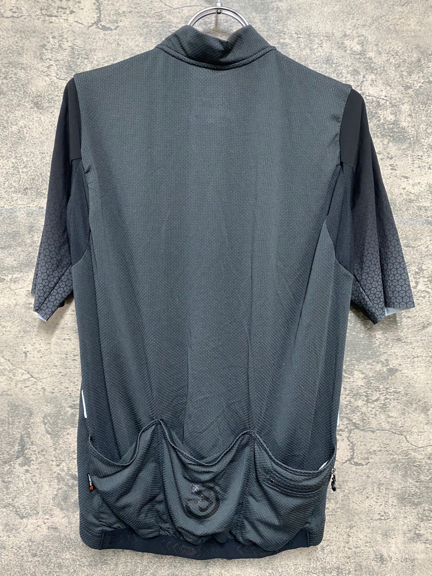 IU718 レリック reric 半袖 サイクルジャージ XL 黒白