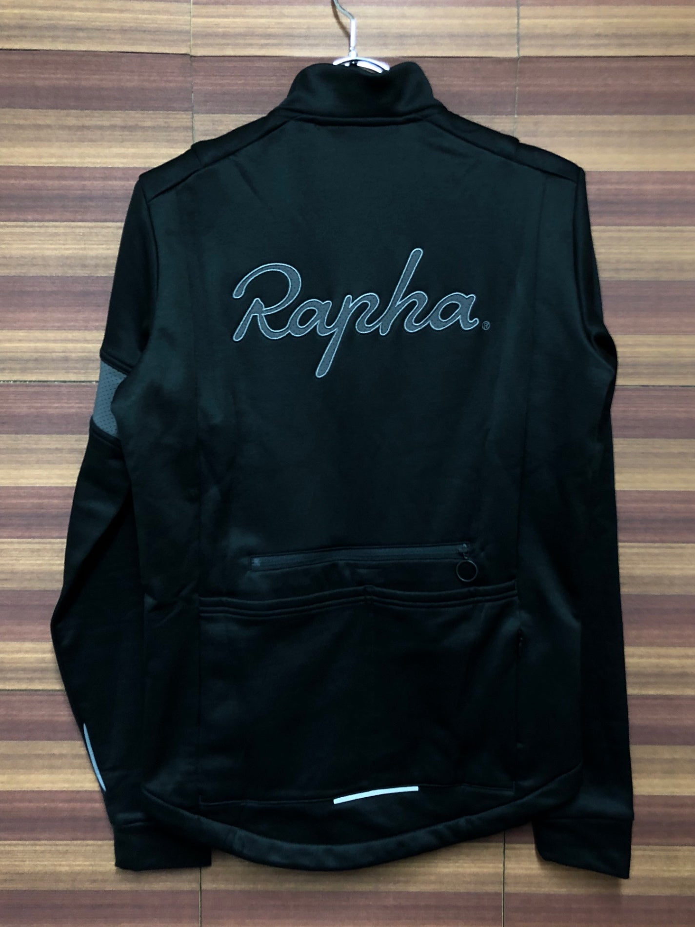 IN314 ラファ Rapha WINTER JERSEY 長袖 サイクルジャケット 黒 S 裏起毛