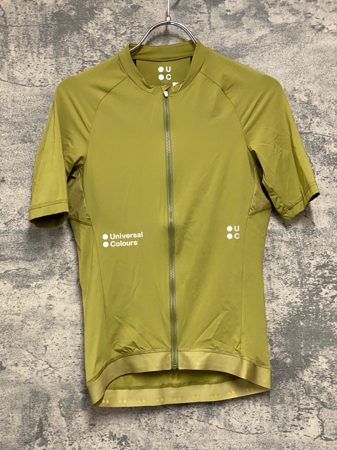 JD982 ユニバーサルカラーズ Universal Colours Mono Short Sleeve Jersey 半袖 サイクルジャージ オリーブ M