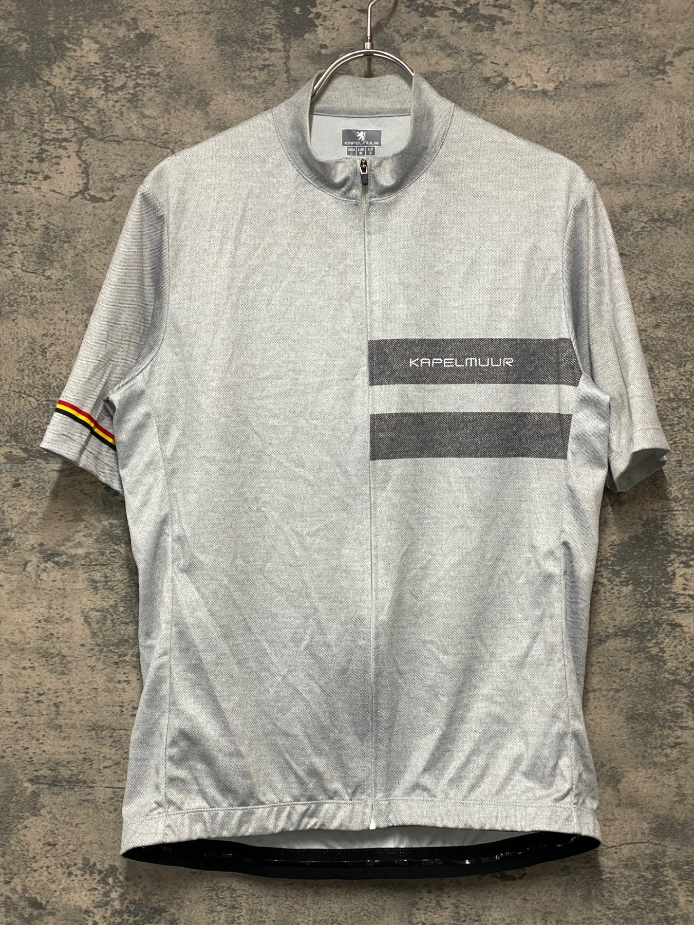 JB431 カペルミュール Kapelmuur 半袖サイクルジャージ Lサイズ 灰色