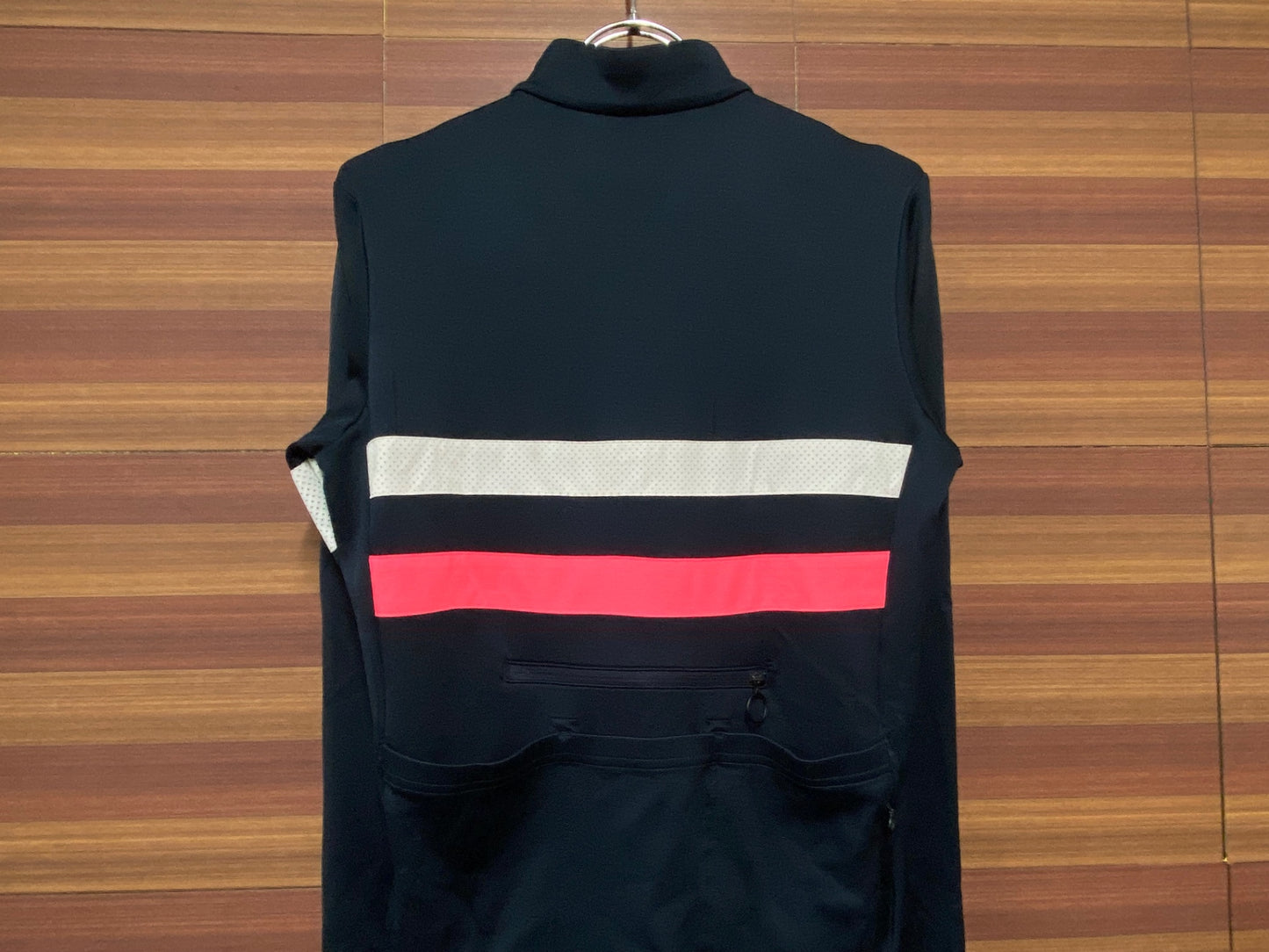 IJ997 ラファ Rapha BREVET LONG SLEEVE JERSEY 長袖 サイクルジャージ 濃紺 S