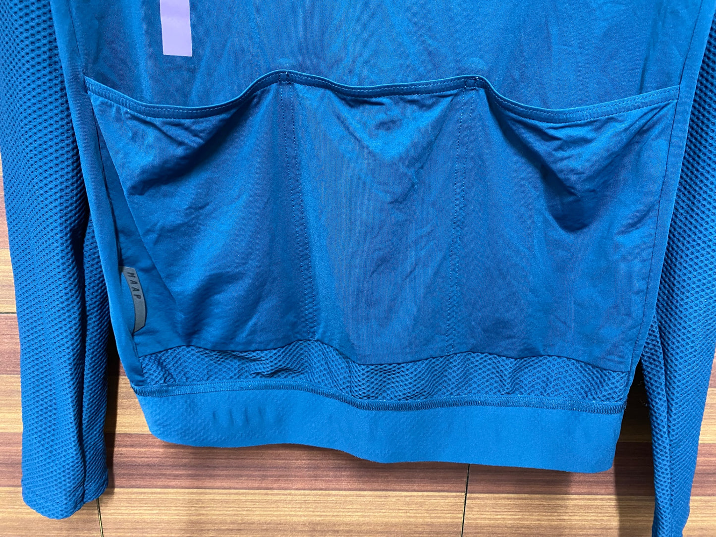 IN594 マープ MAAP PRO FIT JERSEY 長袖 サイクルジャージ 紺 L