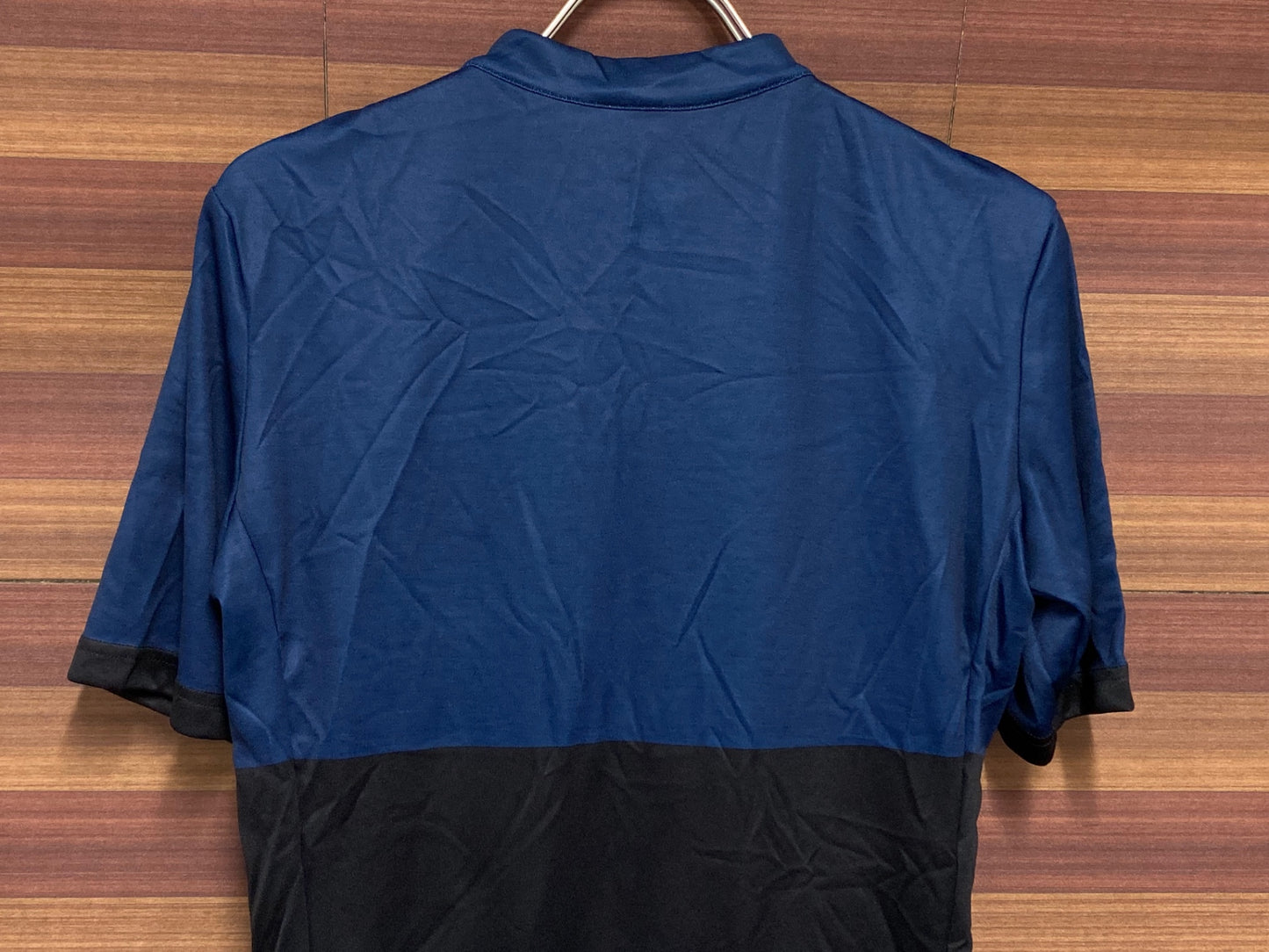 IO132 シマノ SHIMANO 半袖 サイクルジャージ 紺 黒 M