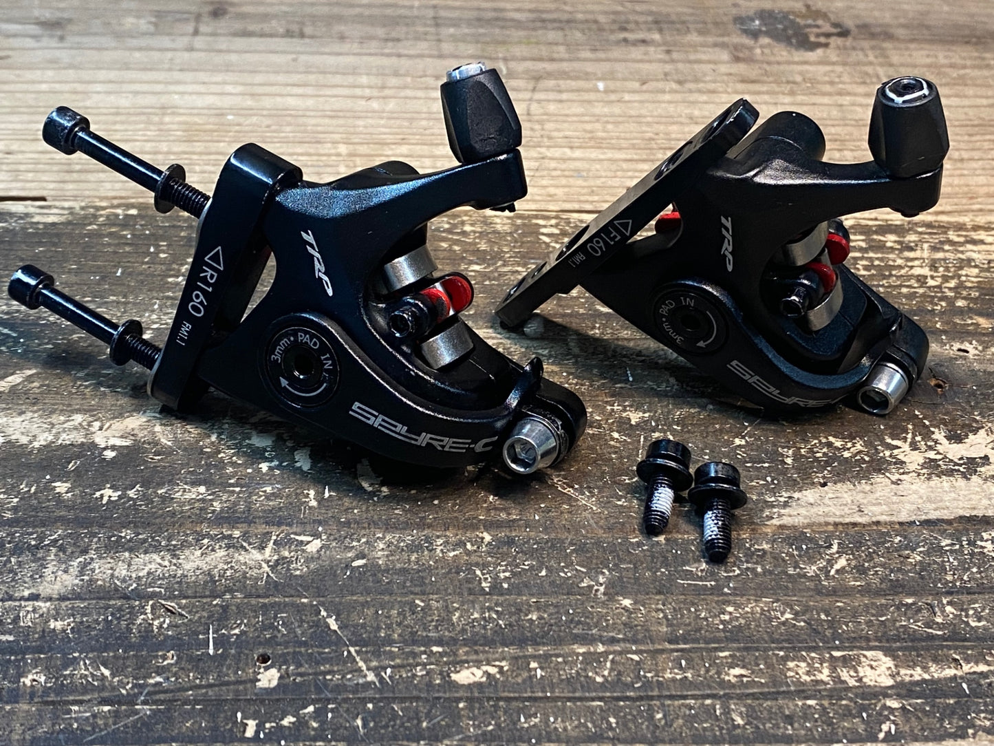 IM895 TRP SPYRE-C メカニカル ディスクブレーキキャリパー 前後セット