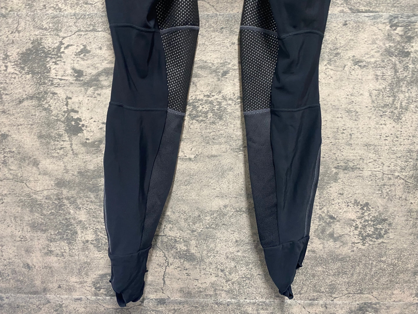 IY993 パールイズミ PEARL iZUMi クイック ビブタイツ 裏起毛 WIND BREAK TITANIUM 黒 XL