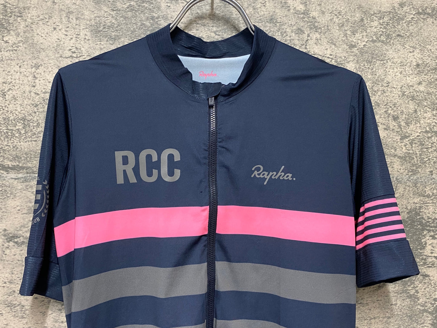 JA594 ラファ Rapha RCC PRO TEAM JERSEY 半袖 サイクルジャージ 黒 L