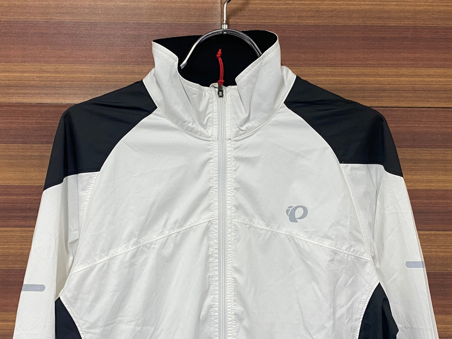 IS290 パールイズミ PEARL iZUMi 長袖 ウィンドブレーカー 白 黒 M