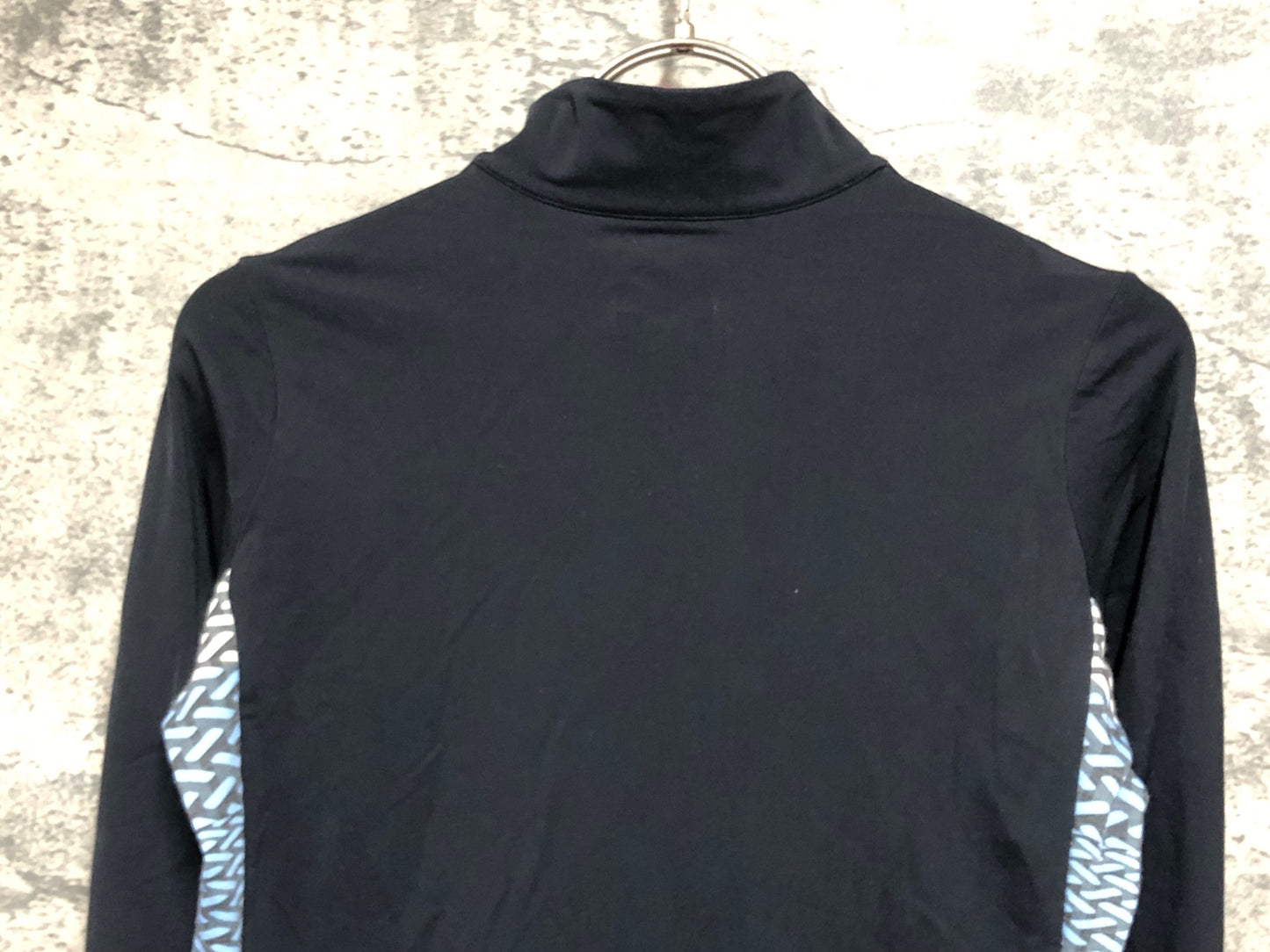 IY188 ドットアウト DOTOUT 長袖 サイクルジャージ 黒 総柄 XS